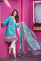 Gul Ahmed Summer Essential Collection 2018 – Aqua 2 Pc Embroidered Lawn TL-139 A