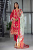 Gul Ahmed Pre-Fall – 3PC Embroidered Net Suit with Digital Printed Silk Dupatta SSM-32006