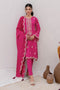 Zellbury Winter Collection 2023 – Embroidered Shirt Shalwar Shawl - Chrysanthemum Pink - Khaddar Suit - 0091 - WUW22E30091