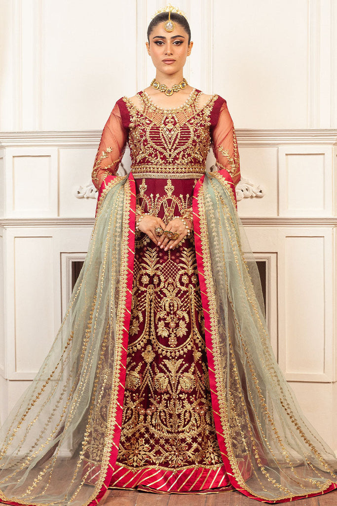 Mushq Hemline Aura Debut Wedding Formals – Scarlet