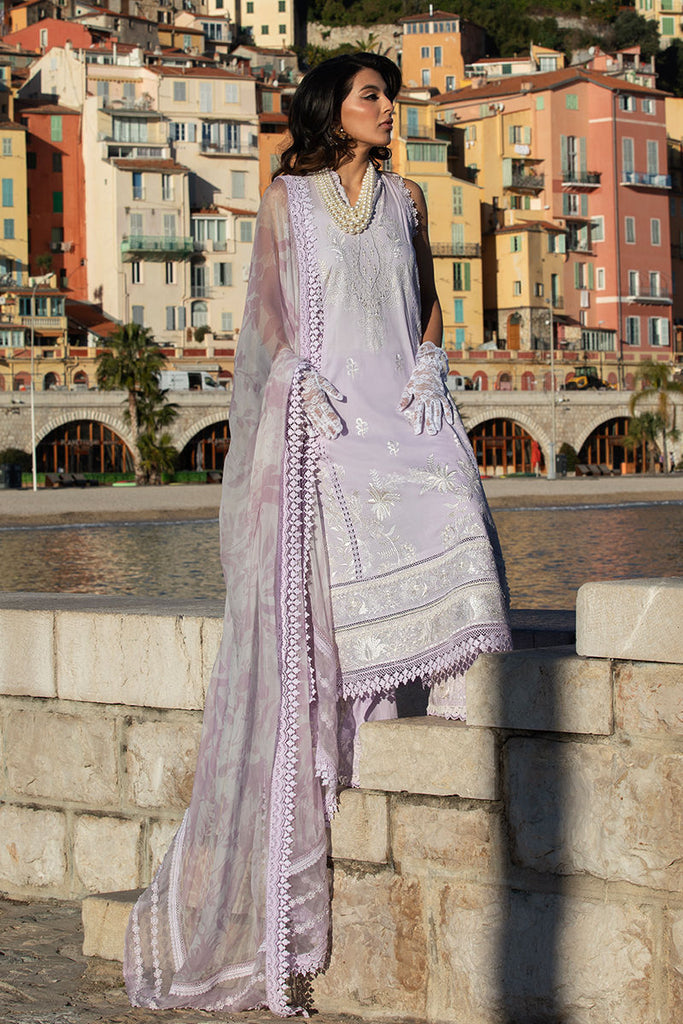 Ansab Jahangir Zoha Luxury Lawn – French Lavender