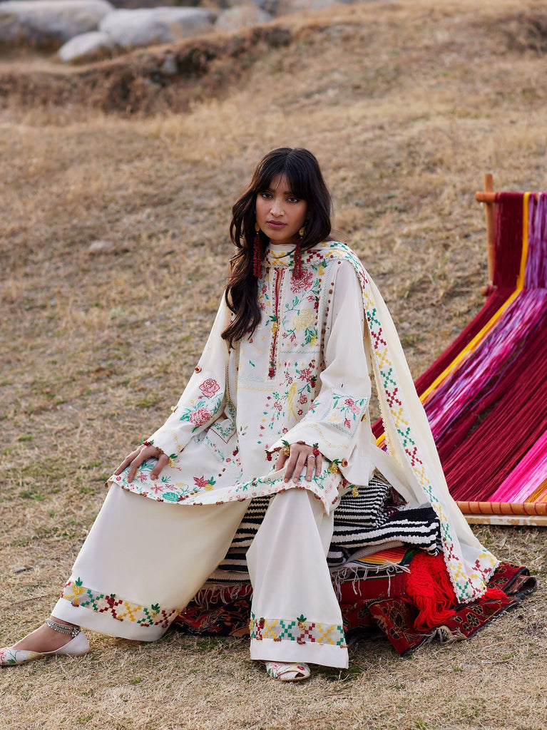 Zaha Festive Luxury Lawn – ZL26-08B