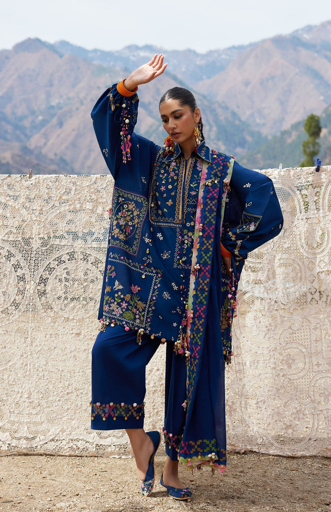 Zaha Festive Luxury Lawn – ZL26-08A