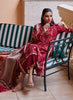 Farah Talib Aziz WES Luxury Lawn – Rosemary Red