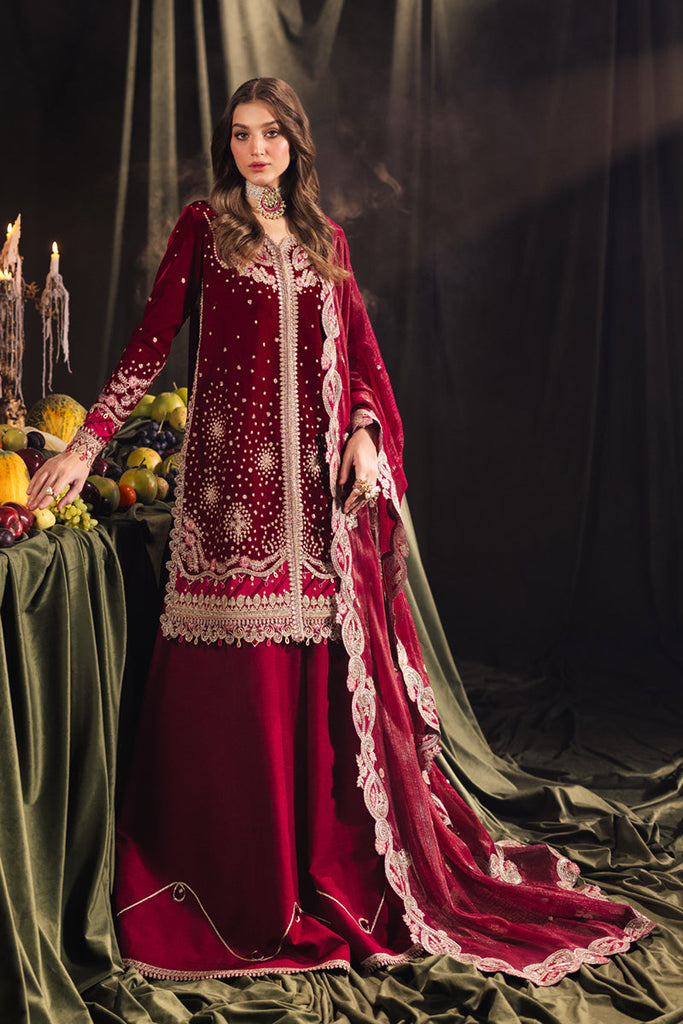 Qalamkar Luxury Velvet Edit Formals – BK-02  AMARA