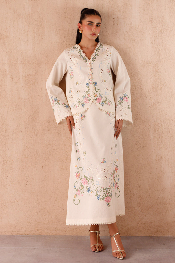 Qalamkar Embroidered Co-ords 2PC RTW – EP-02 ZENA