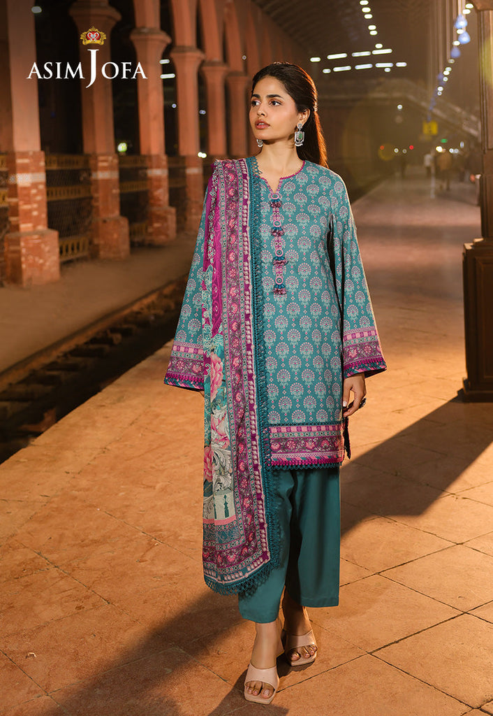 Asim Jofa Essentials Digital Printed Lawn – AJUBF-64