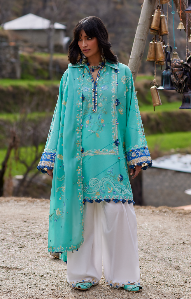 Zaha Festive Luxury Lawn – ZL26-06A