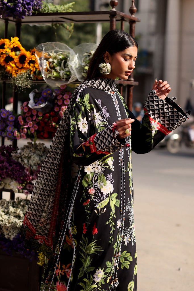 Zaha Festive Luxury Lawn – Midnight Bloom (Z-04)