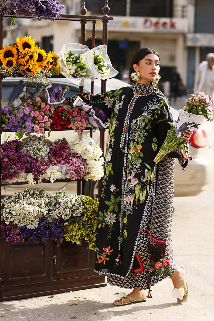 Zaha Festive Luxury Lawn – Midnight Bloom (Z-04)