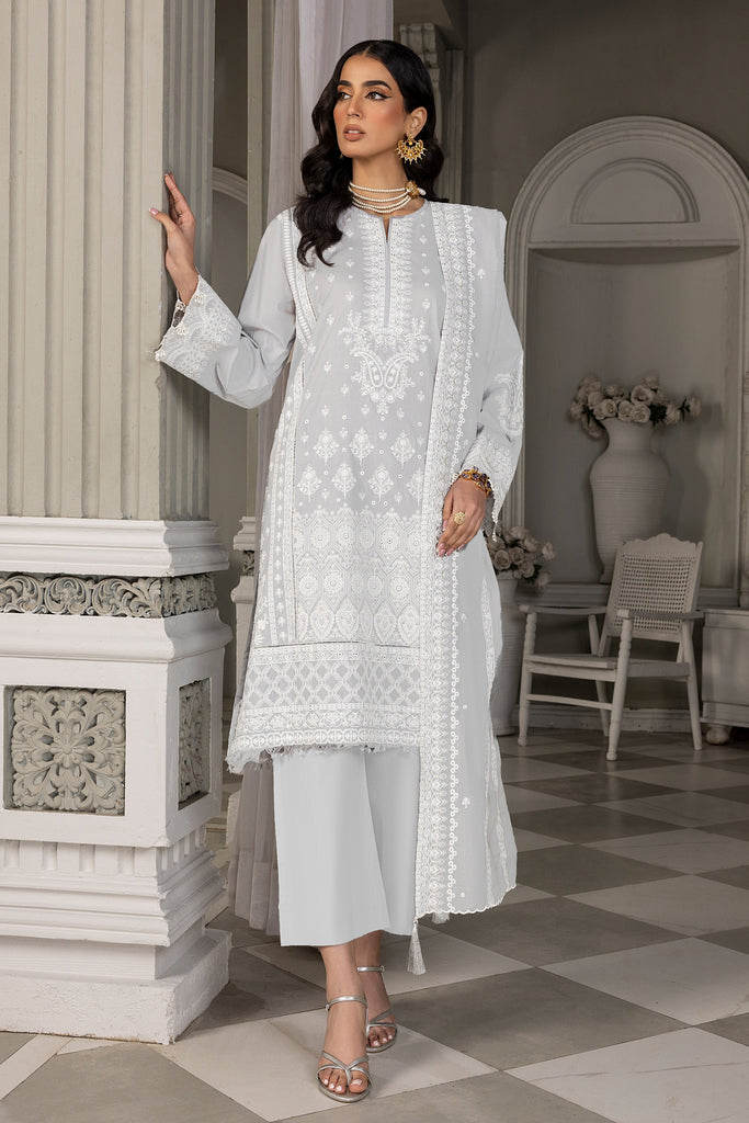 Lakhany Eid Embroidered Lawn Collection 2024 – LG-IZ-0084