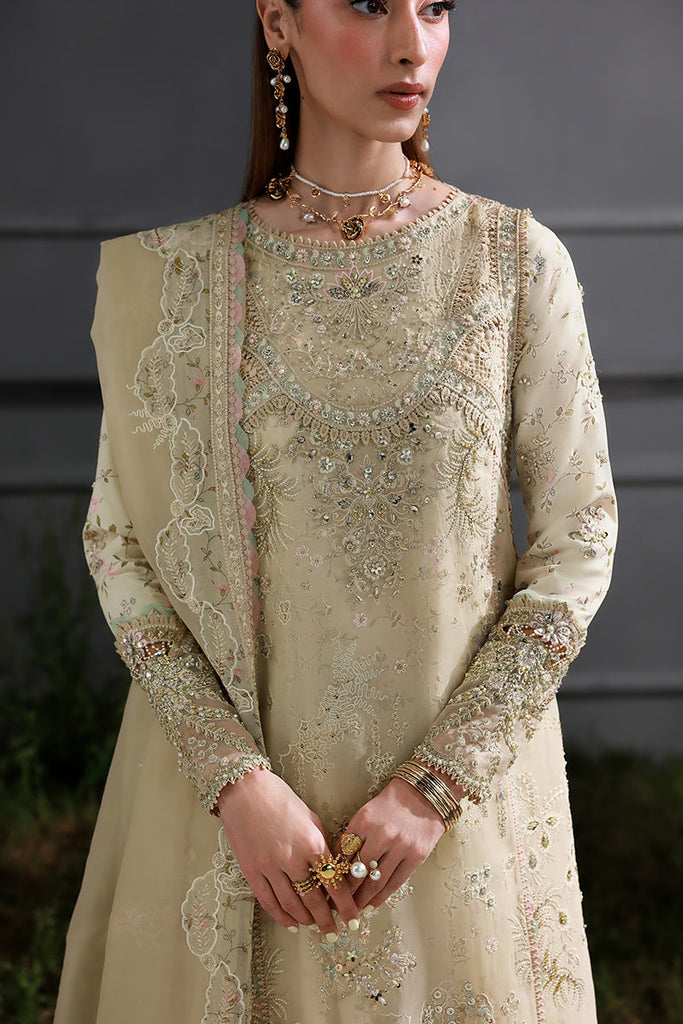 Qalamkar Elirah Luxury Wedding Festive Formals – MF-04 IVORY GRACE