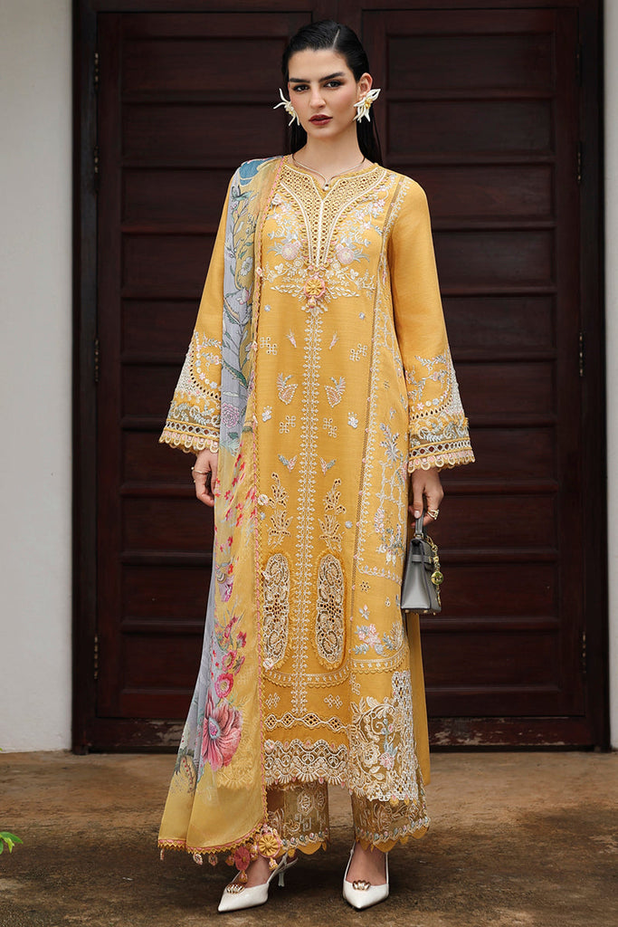 Qalamkar Qline Linen Fall – KL-06 GLEAM