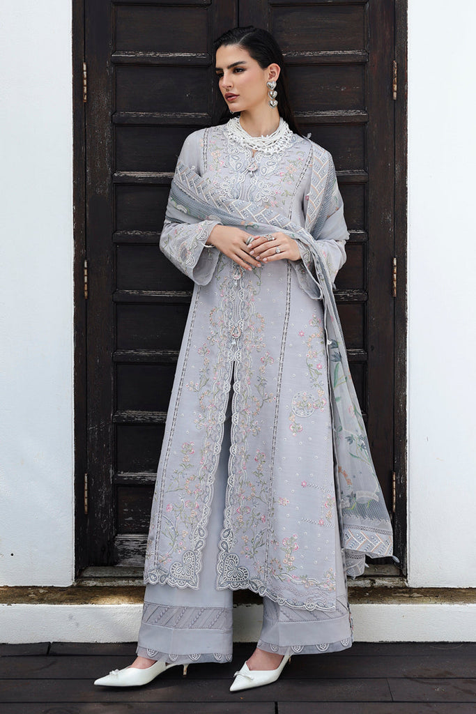Qalamkar Qline Linen Fall – KL-02 HAZE