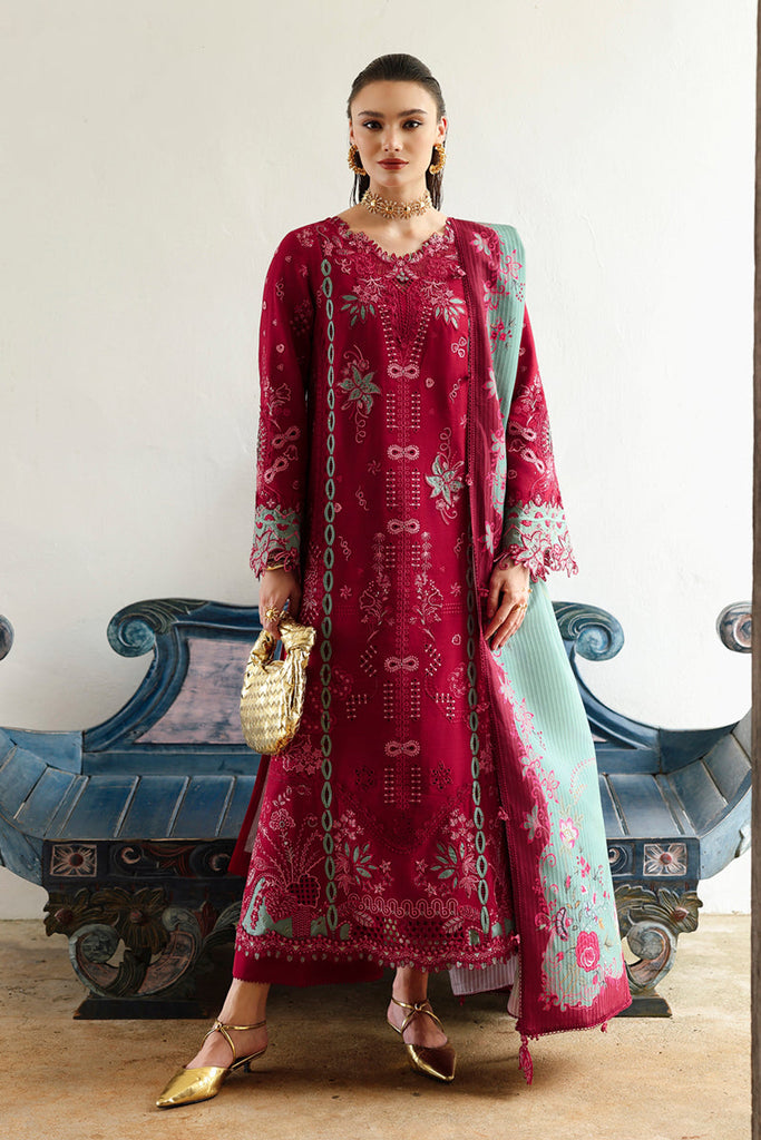 Qalamkar Qline Linen Fall – KL-12 ROOHI