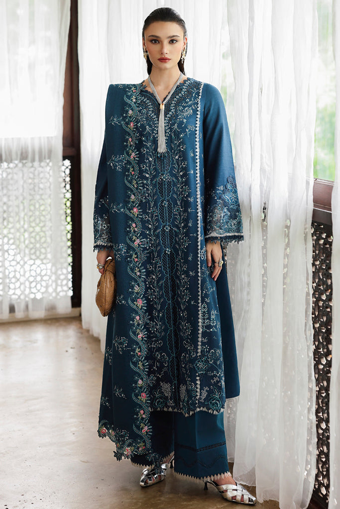 Qalamkar Qline Linen Fall – KL-05 LUSH