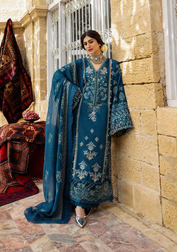 Kahf Karandi with Embroidered Chiffon – KKH-05 CYARA