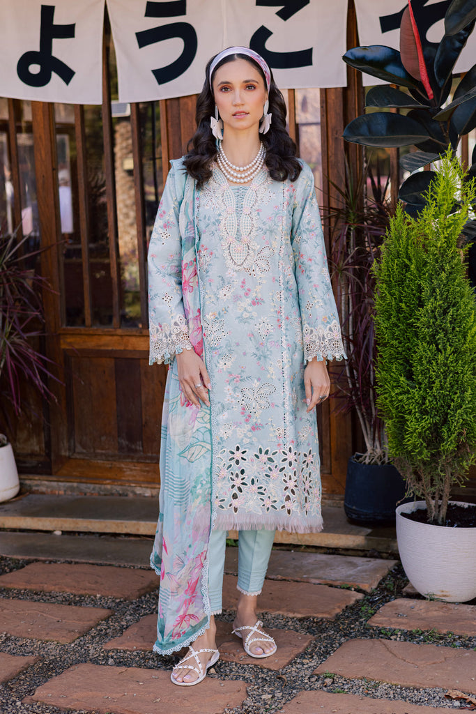 Aabyaan Shezlin Chikankari Eid Edit Lawn – ZARMINAH (AV-01)