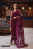 Saadia Asad Eid Luxury Schiffli Laserkari Lawn – D12- Plum