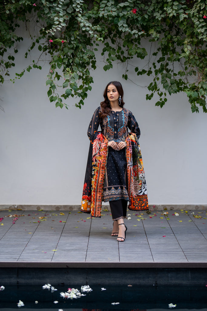 Salina Digital Printed Lawn V1 – SDPL25V1-10