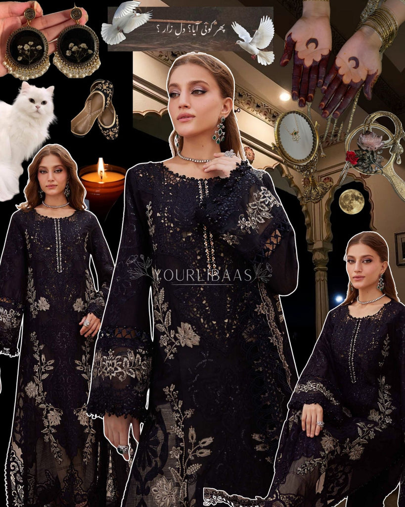 MARIA.B Luxury Eid Festive Lawn – D-03
