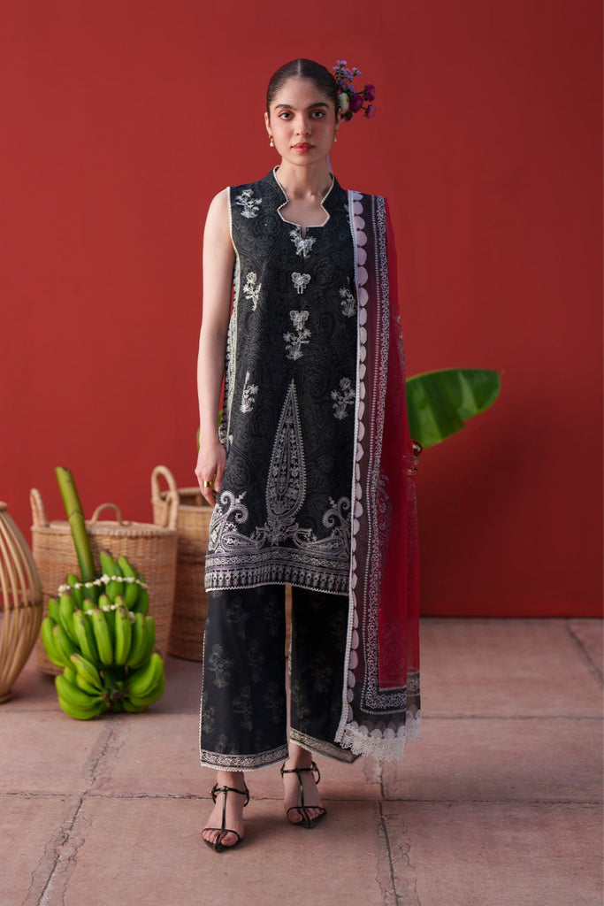 Saira Rizwan Laanem Luxury Lawn – NERAYA-B-SRL26-07