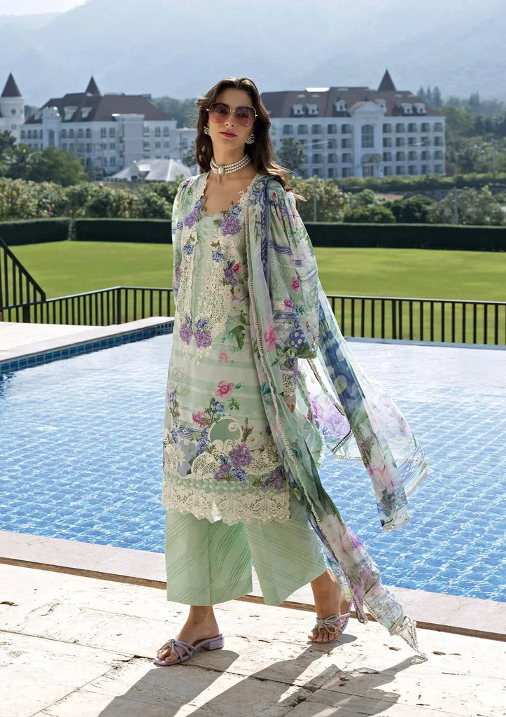 Elaf Signature Embroidered Lawn Prints – ESA-6B EVELINE WHISPER