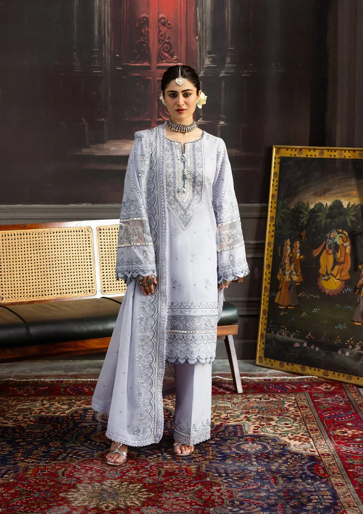 Kahf Karandi with Embroidered Chiffon – KKH-09  CELESTIAL