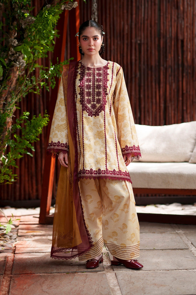 Saira Rizwan Laanem Luxury Lawn – ZAREEN-A-SRL26-06