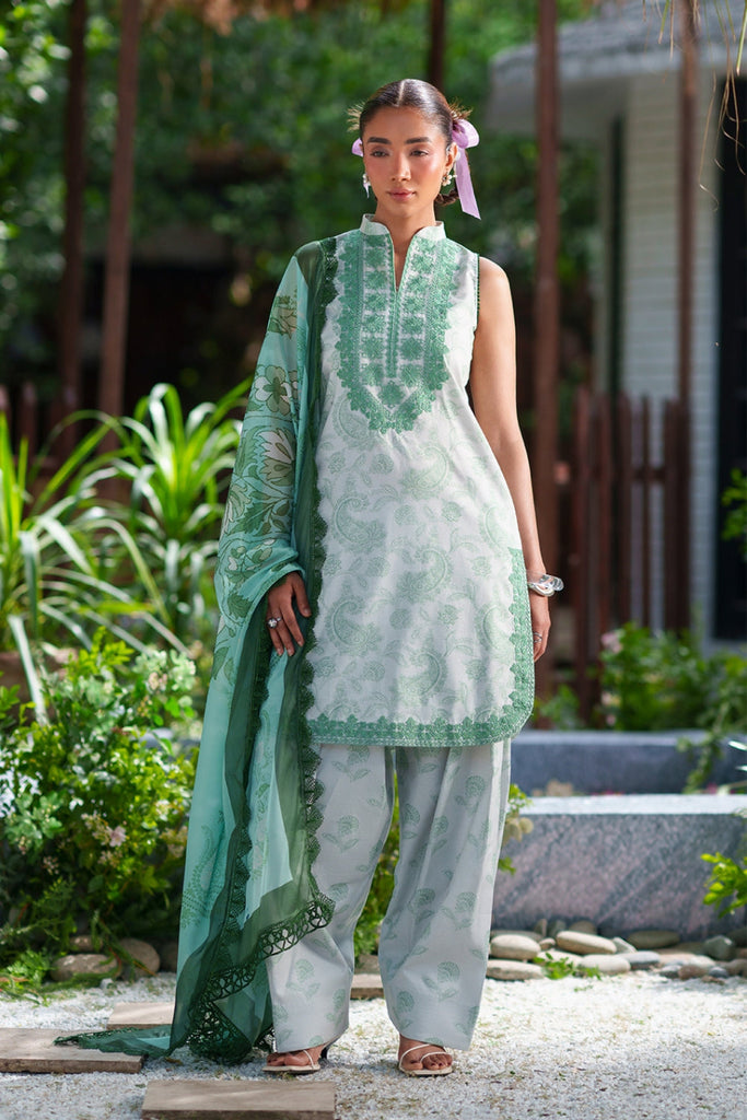 Saira Rizwan Laanem Luxury Lawn – ZAREEN-B-SRL26-06