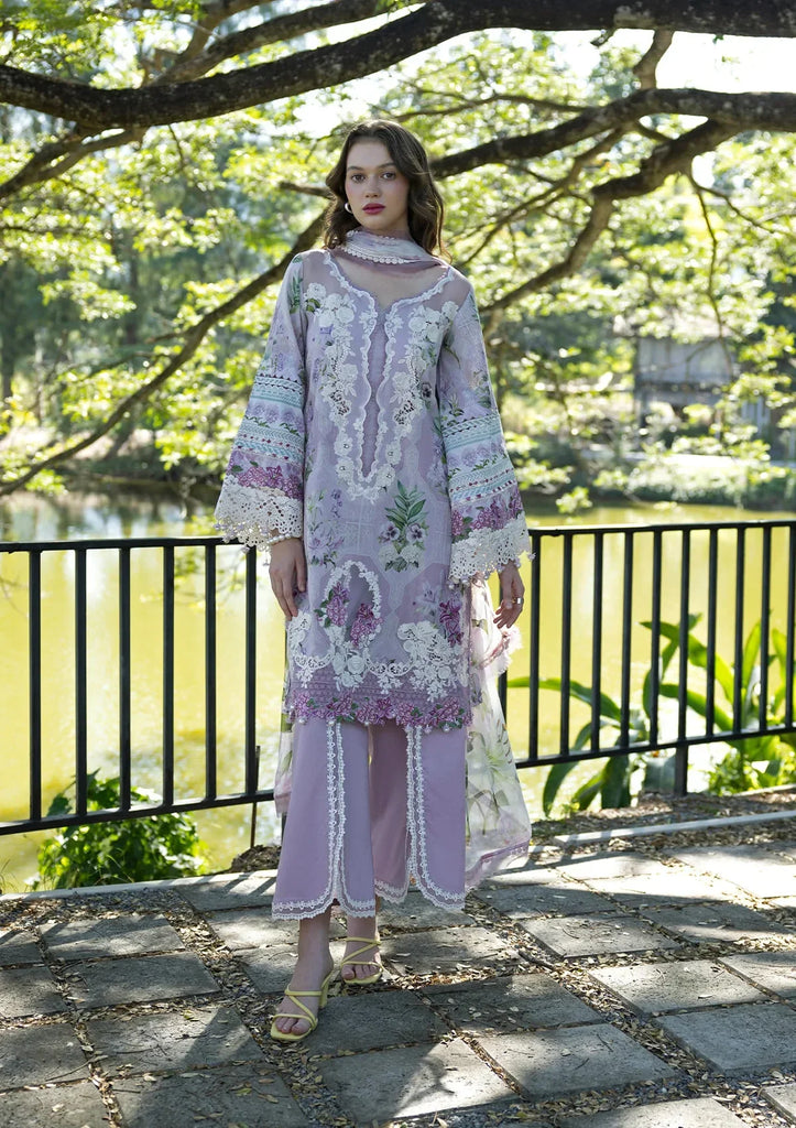 Elaf Signature Embroidered Lawn Prints – ESA-8A JULIETTE