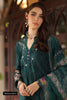 Saadia Asad Eid Luxury Schiffli Laserkari Lawn – D5- Teal