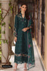 Saadia Asad Eid Luxury Schiffli Laserkari Lawn – D5- Teal