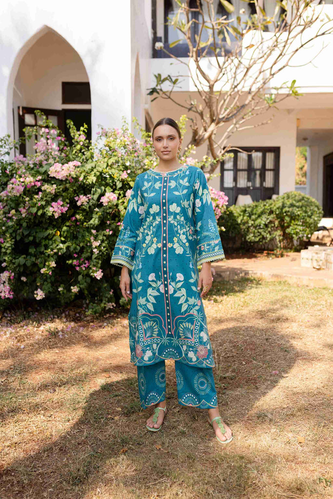 Aabyaan Co-ords Code Lawn – AZIN AC-02