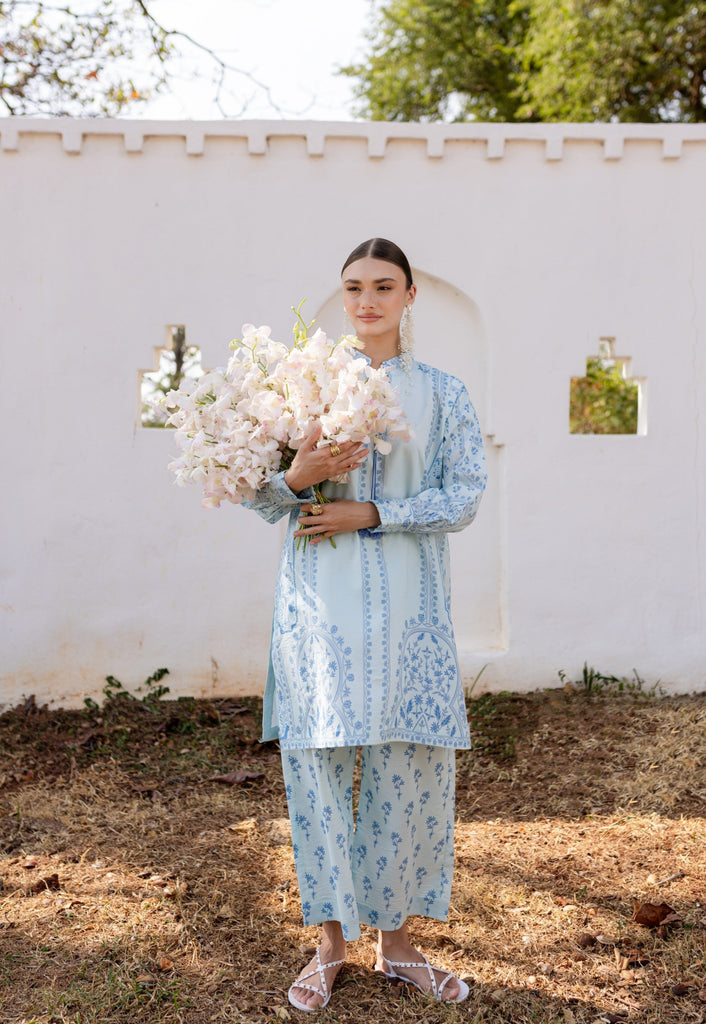 Aabyaan Co-ords 2PC RTW Lawn – AMEL AC-06