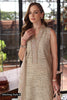 Saadia Asad Eid Luxury Schiffli Laserkari Lawn – D1- Beige