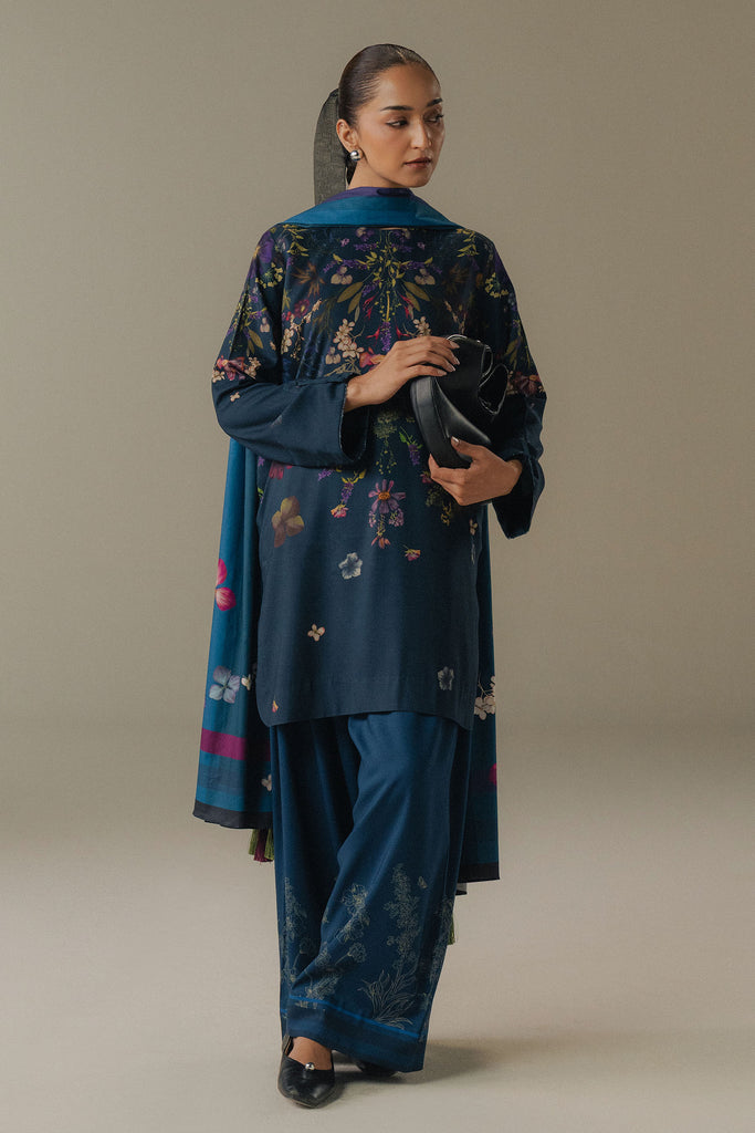 Zara Shahjahan Coco Prints Winter Edit V – Morning Echo-8A