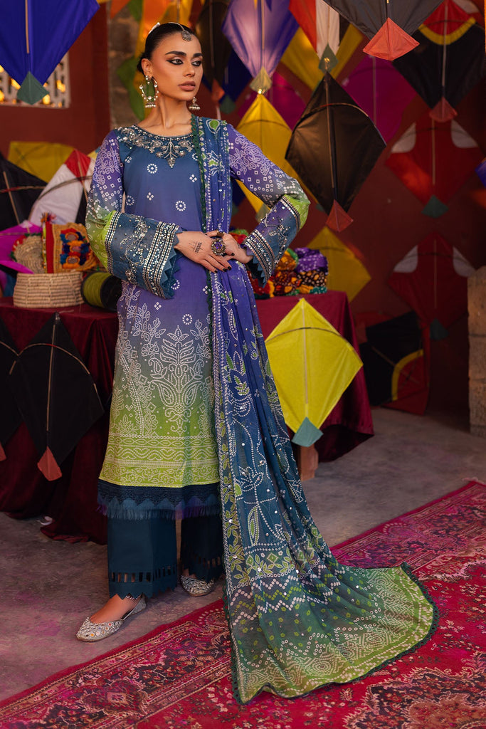 Nureh Bazaar Festive Lawn Collection – NS-133