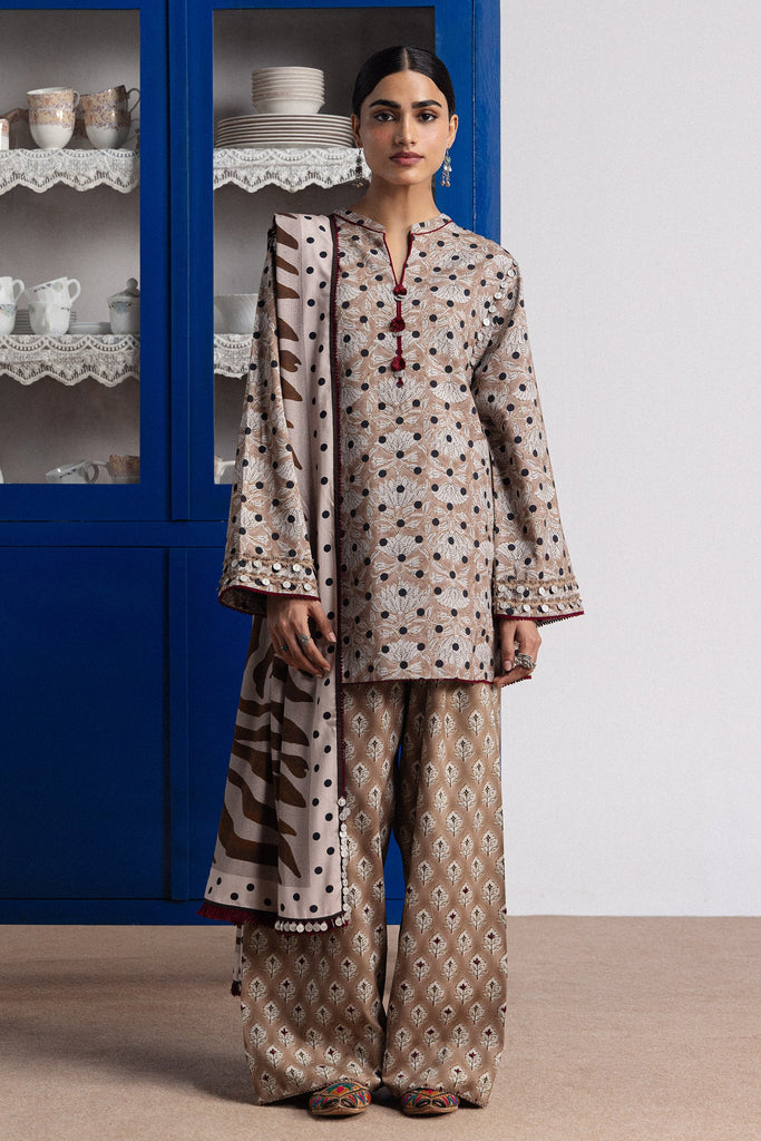 Zara Shahjahan Coco Prints Winter – Elowen-7B