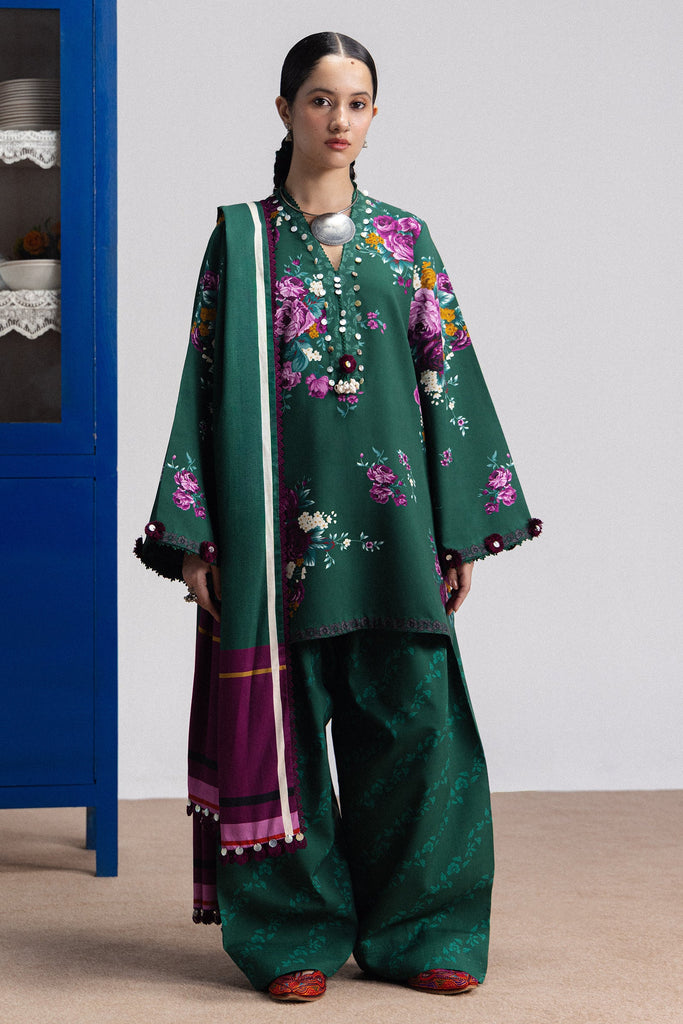 Zara Shahjahan Coco Prints Winter – Katya-9B