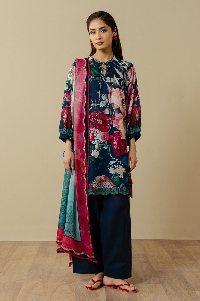 Zara Shahjahan Coco Prints Lawn Drop III – Avena-3A