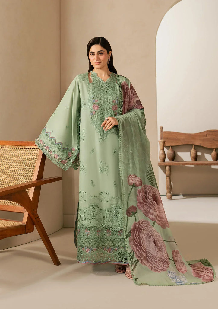 Elaf ECraft Chikankari Lawn – EHC-4B ALOE