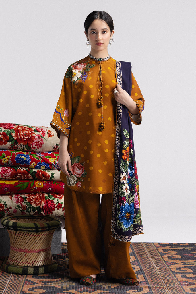 Zara Shahjahan Coco Prints Winter – Amelia-5B