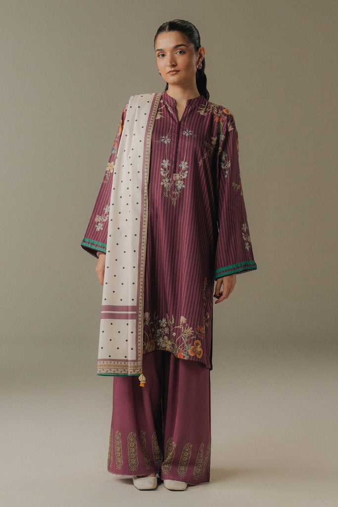 Zara Shahjahan Coco Prints Winter Edit V – Amber Days-1A