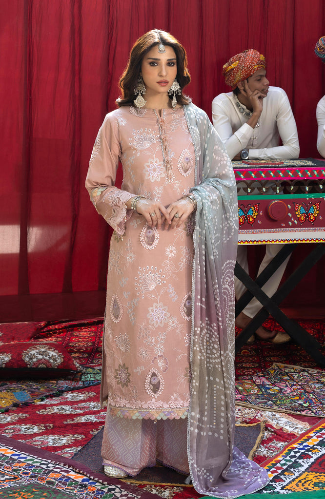 Al Zohaib Bandhani Lawn - The Tales of Jaipur  – BTJ-26-02