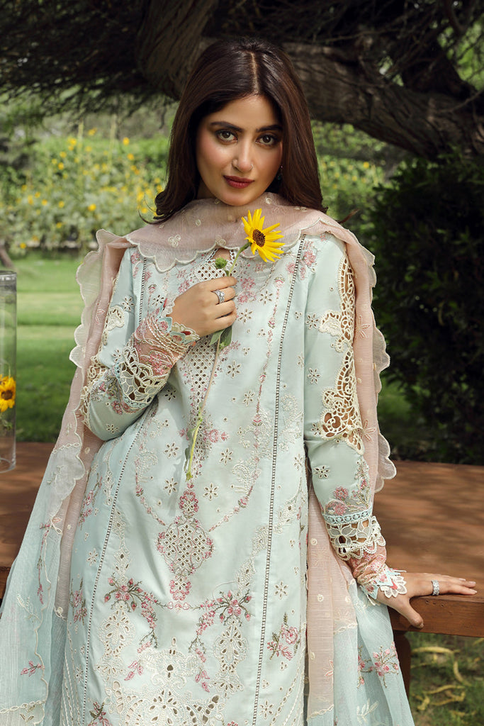 Qalamkar X Sajal Ali Luxury Festive Lawn – PS-01  ALIZAY