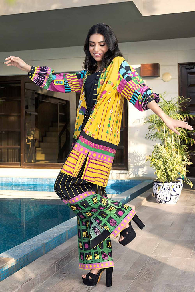 Gul Ahmed 2023 – 2PC Printed Lawn Unstitched Suit TL-32069