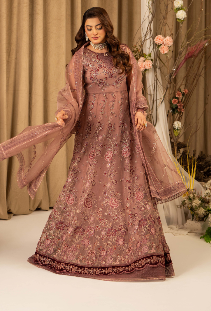 Humdum Luxury Chiffon Formals – D12