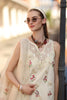 Saadia Asad Noor Eid Luxe Printskhaas Lawn – D8 - A - Vanilla Mist