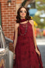 Saadia Asad Noor Luxe Chikankari Lawn – D8 - A - Deep Garnet